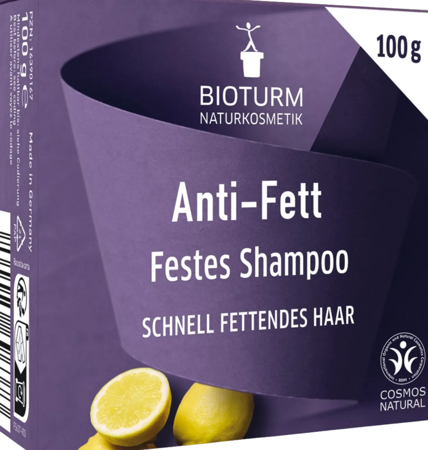 Shampoo Solido Anti-Grasso, 100 g
