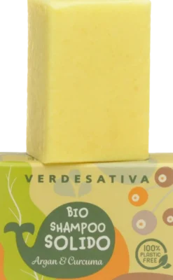 Shampoo Solido Argan e Curcuma, 55 g