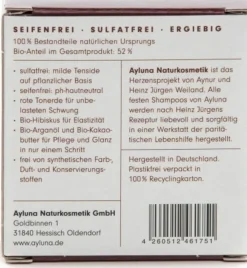 Shampoo Solido - Argilla Rossa e Ibisco Bio, 60 g