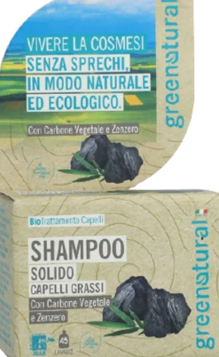 Shampoo Solido Capelli Grassi, 55 g
