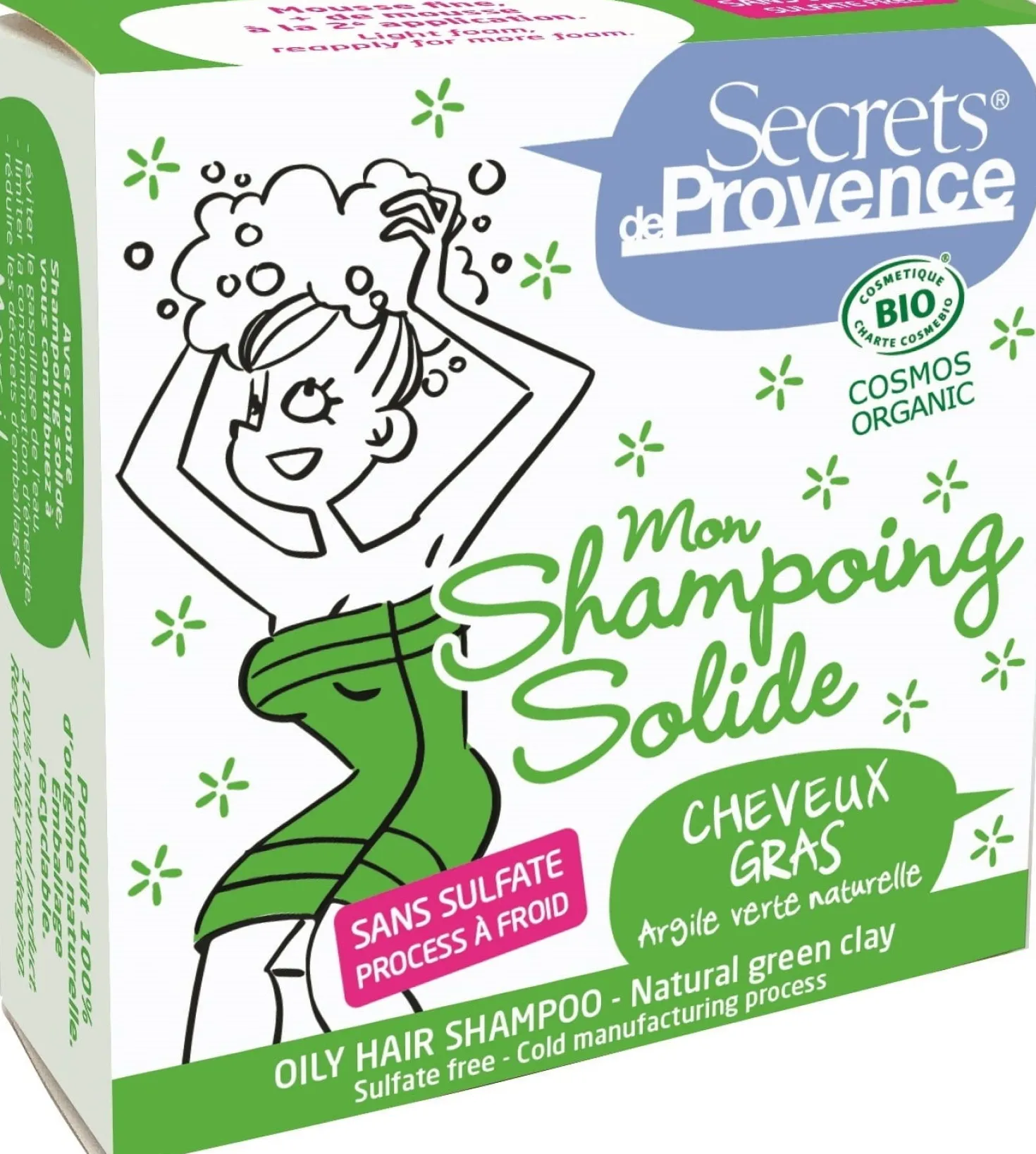 Shampoo Solido Capelli Grassi, 85 g