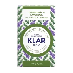 Shampoo Solido Tea Tree e Lavanda, 100 g