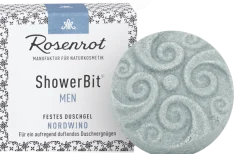ShowerBit® MEN Gel Doccia Solido "Vento del Nord", 55 g