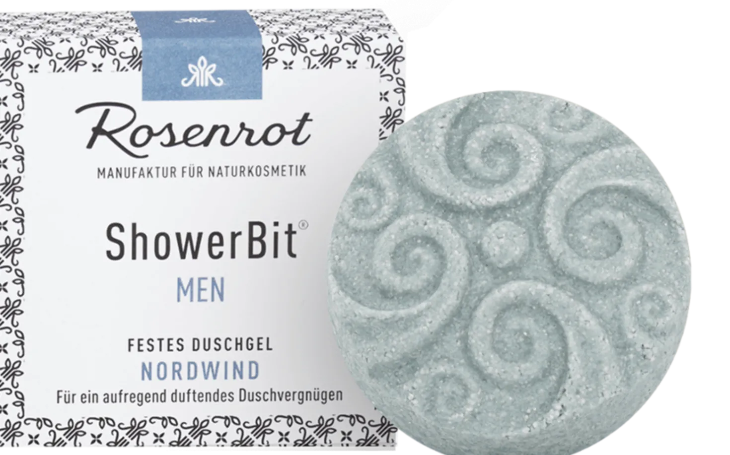 ShowerBit® MEN Gel Doccia Solido "Vento del Nord", 55 g
