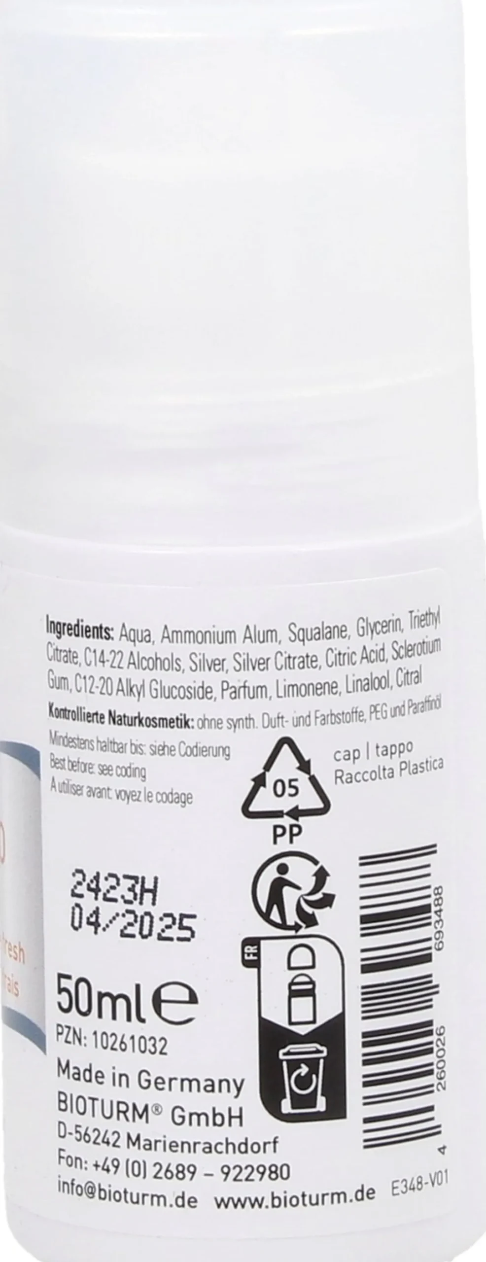 Silber-Deo Intensiv Frish Nr.32, 50 ml