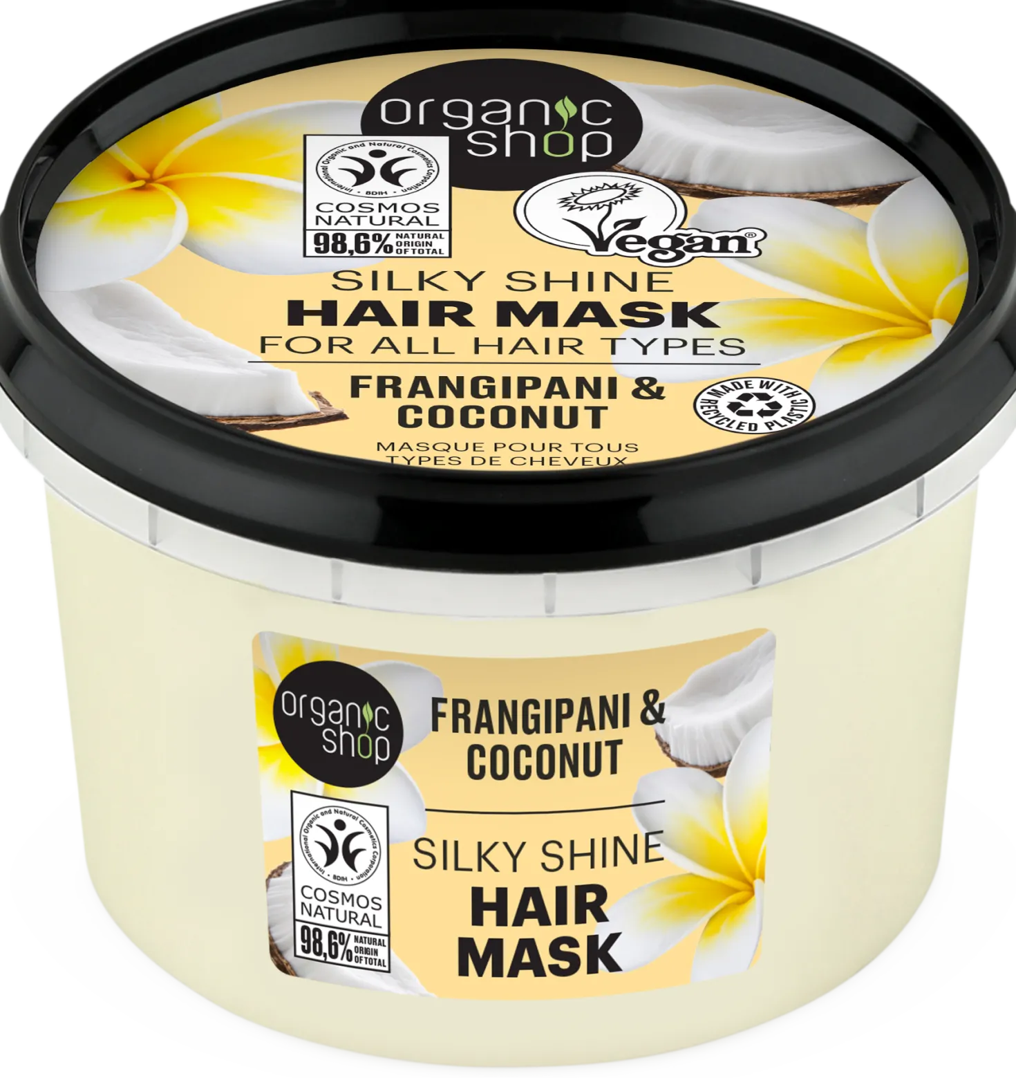 Silky Shine Hair Mask Frangipani & Coconut, 250 ml