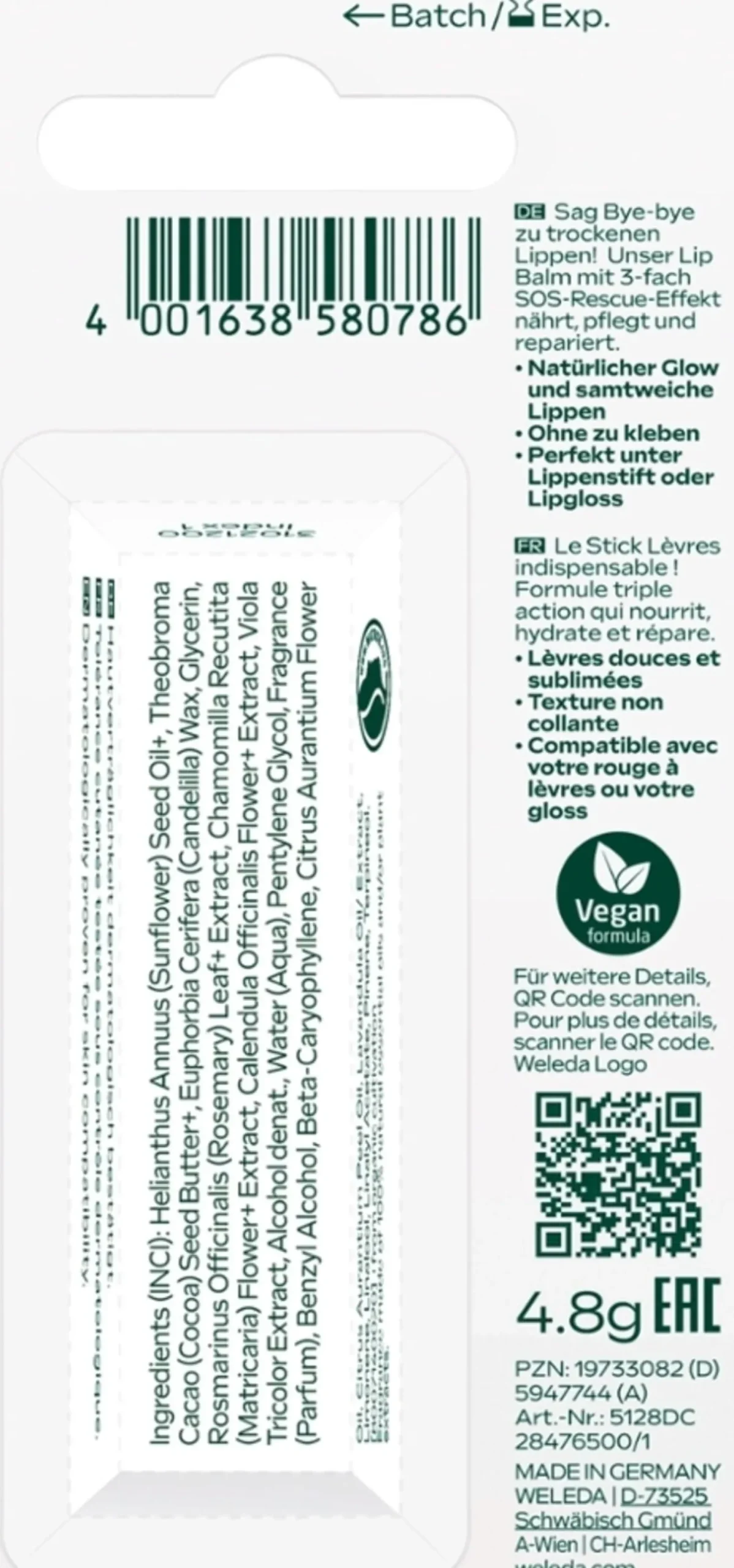 Skin Food - Balsamo Labbra, 4,80 g