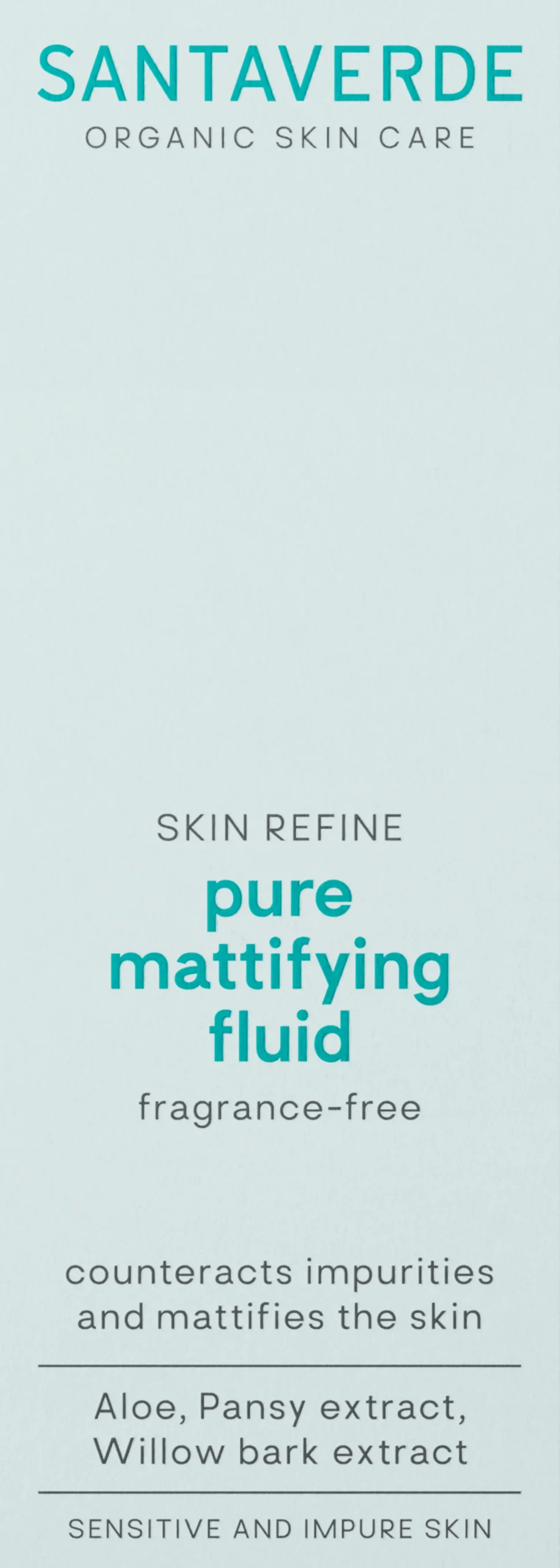 SKIN REFINE pure mattifying fluid, 30 ml