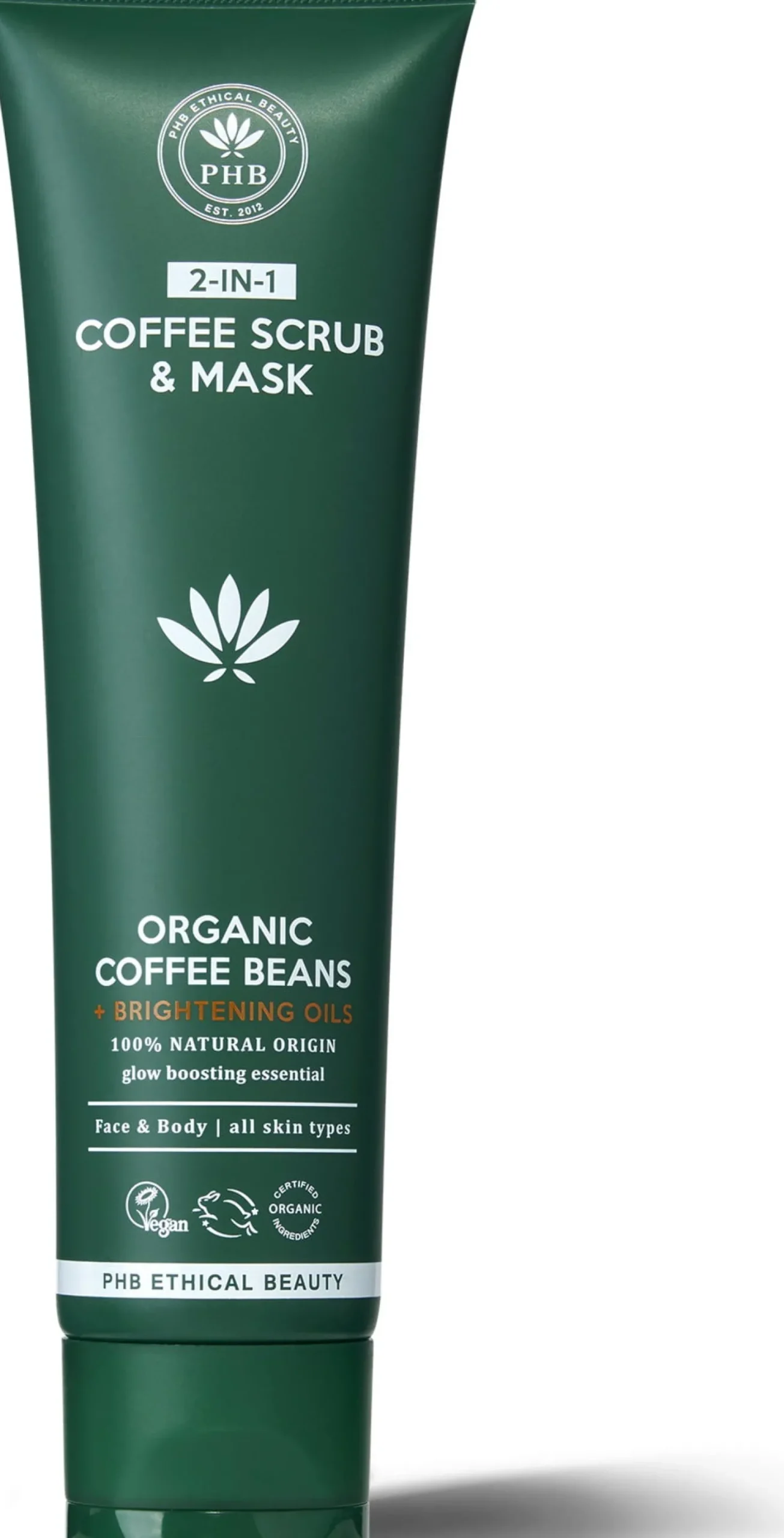 Skin Shot Coffee Bean Scrub & Mask, 150 ml