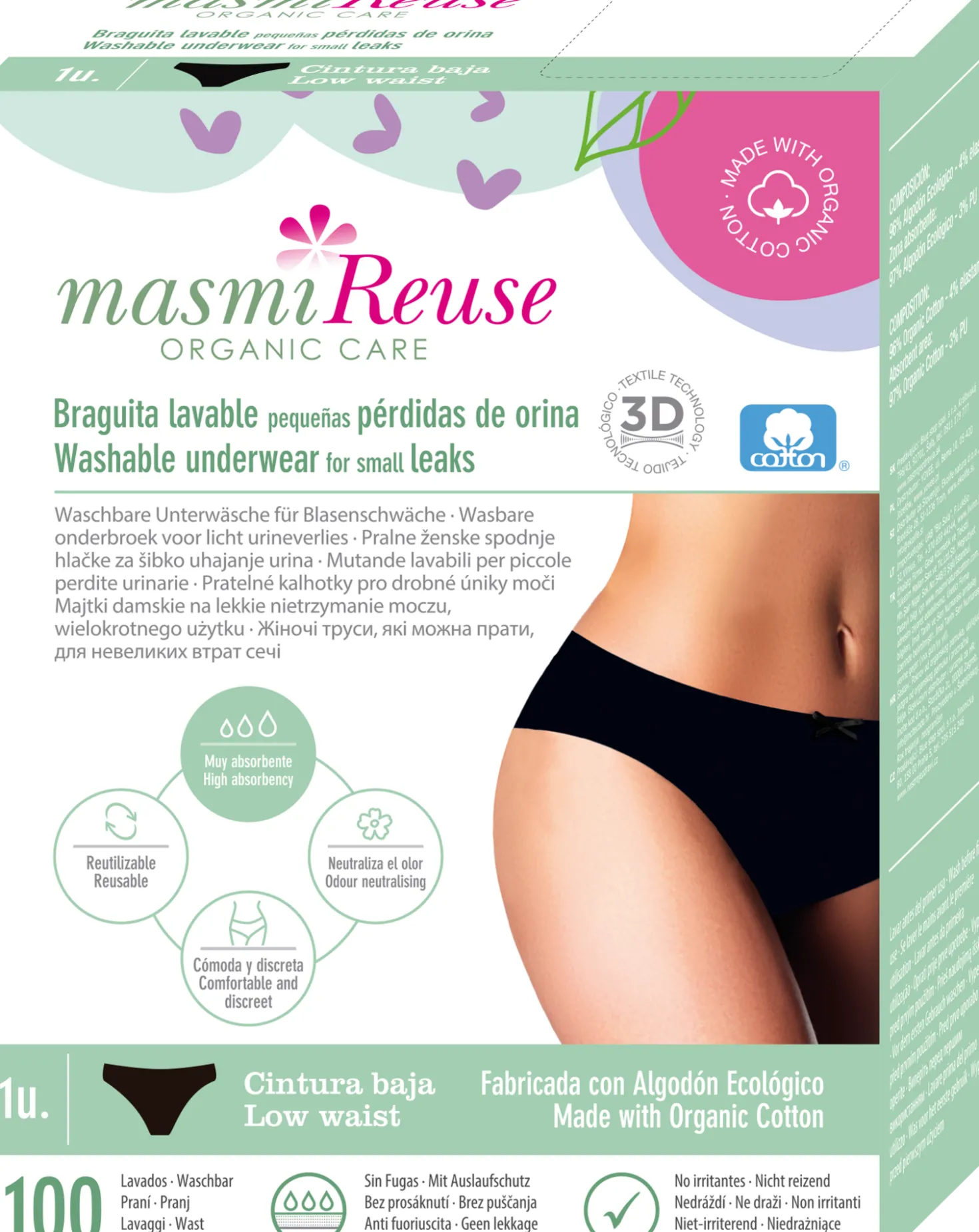 Slip da Donna per Incontinenza, S