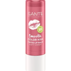 Smooth Color Kiss Tinted Lip Balm, Soft Coral (4,80 ml)