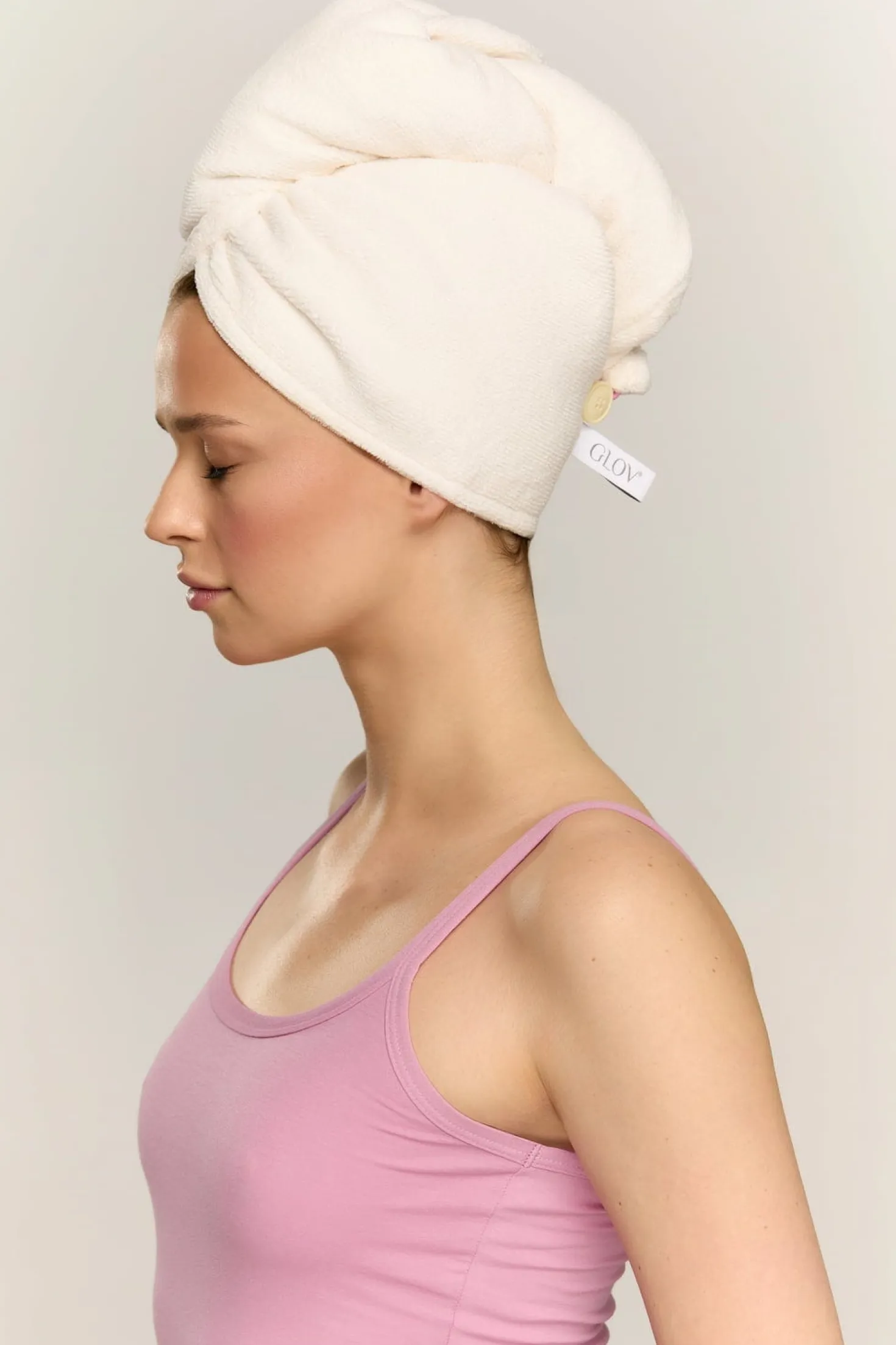 Soft Hair Wrap, Fluffy White