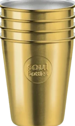 Soulcup Steel "Gold", 4 Pezzi