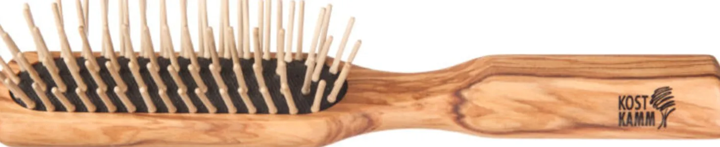 Spazzola in Legno d'Ulivo a 5 File
