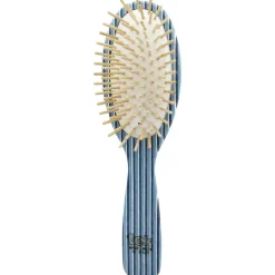 Spazzola Ovale Grande, Bianco/Azzurro/Blu