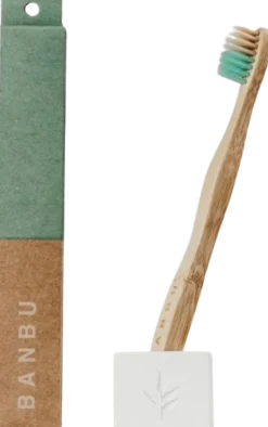 Spazzolino da Denti in Bambù Junior, Verde
