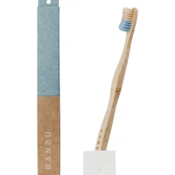 Spazzolino da Denti Medio in Bambù, Blu