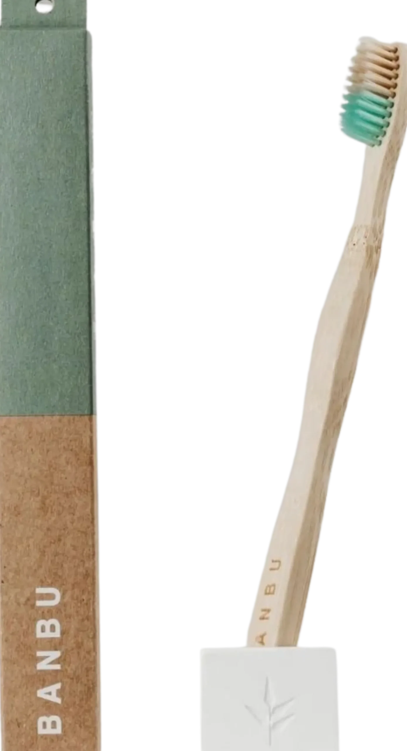 Spazzolino da Denti Morbido in Bambù, Verde