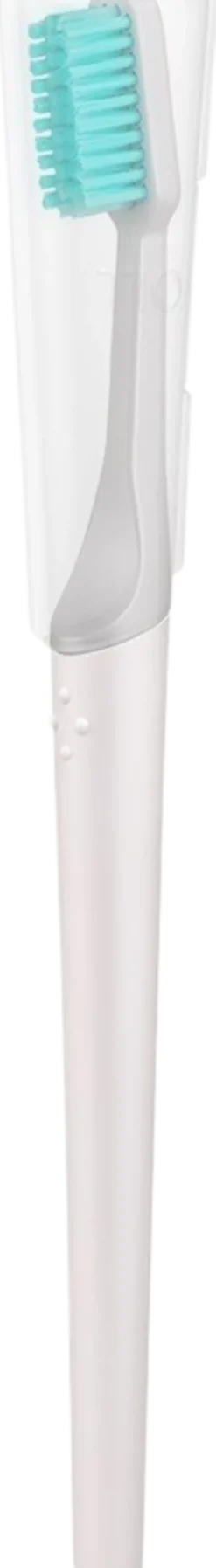 Spazzolino Medium con Cappuccio da Viaggio, Grigio pietra