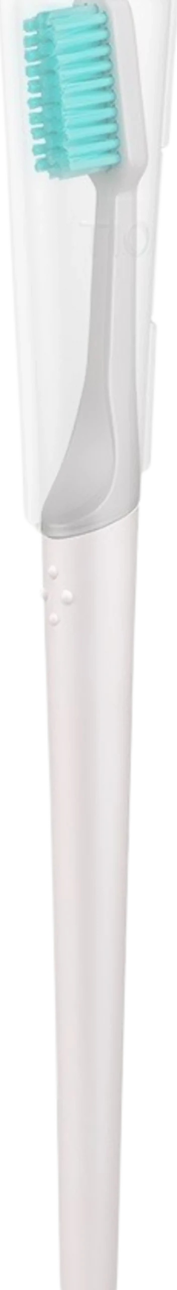 Spazzolino Medium con Cappuccio da Viaggio, Grigio pietra
