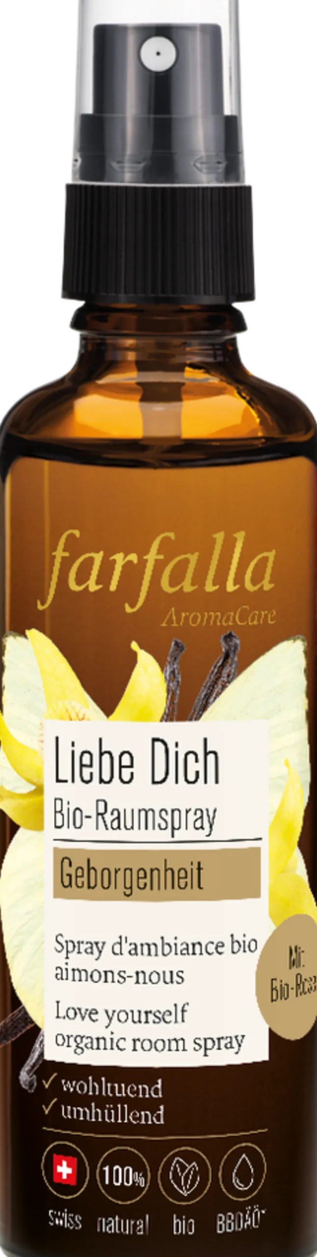Spray per Ambienti alla Rosa Bio, 75 ml