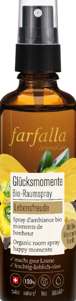 Spray per Ambienti Bio Vaniglia e Mandarino, 75 ml