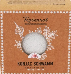 Spugna Konjac all'Argilla Bianca