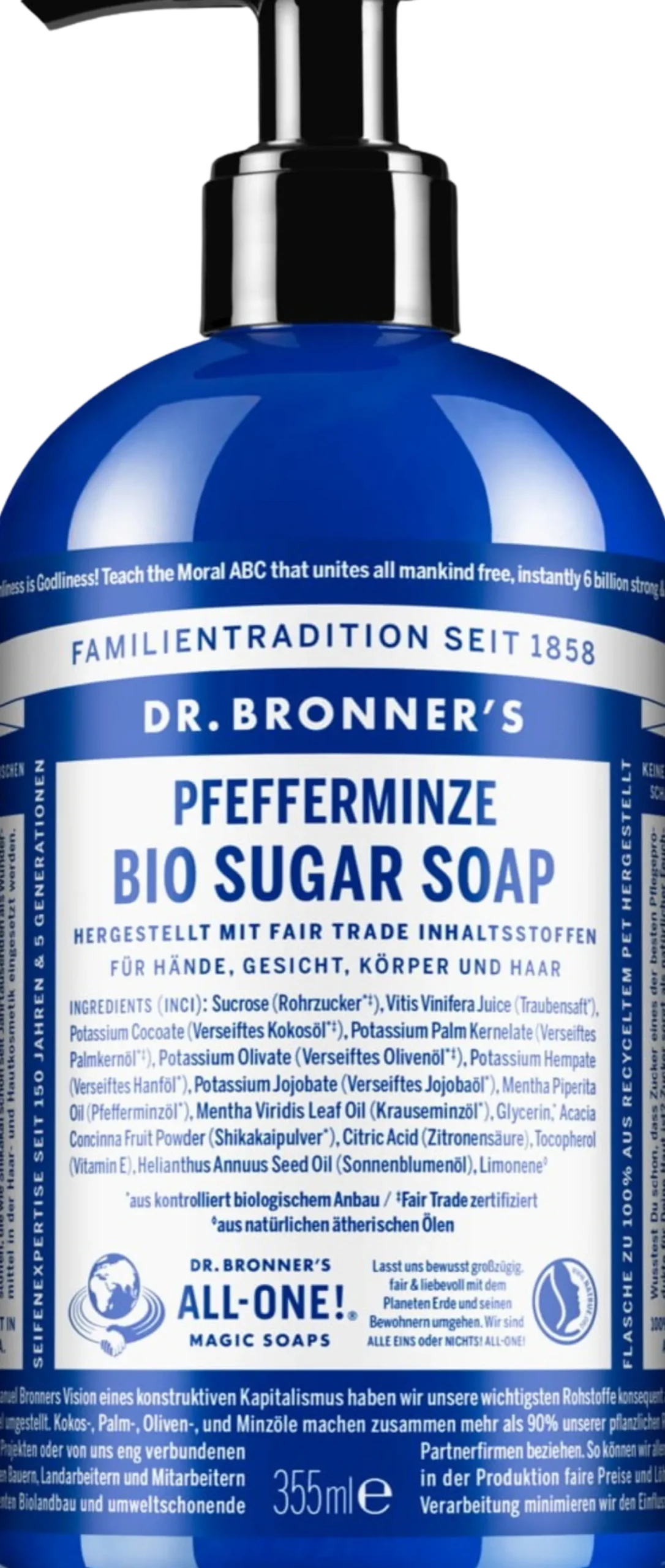 Sugar Soap - Menta Piperita, 355 ml