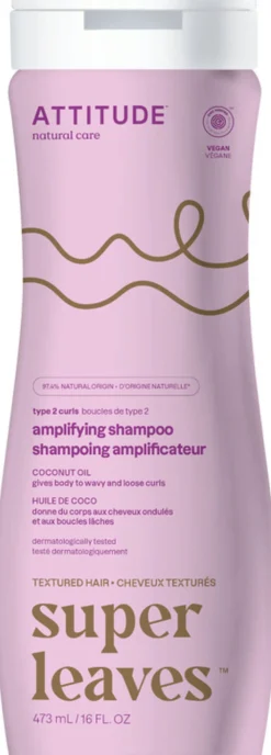 super leaves® Shampoo - Curl Amplifying - Coconut Oil, 473 ml
