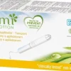 Tamponi in Cotone Bio + Applicatore, Regular (16 pezzi)