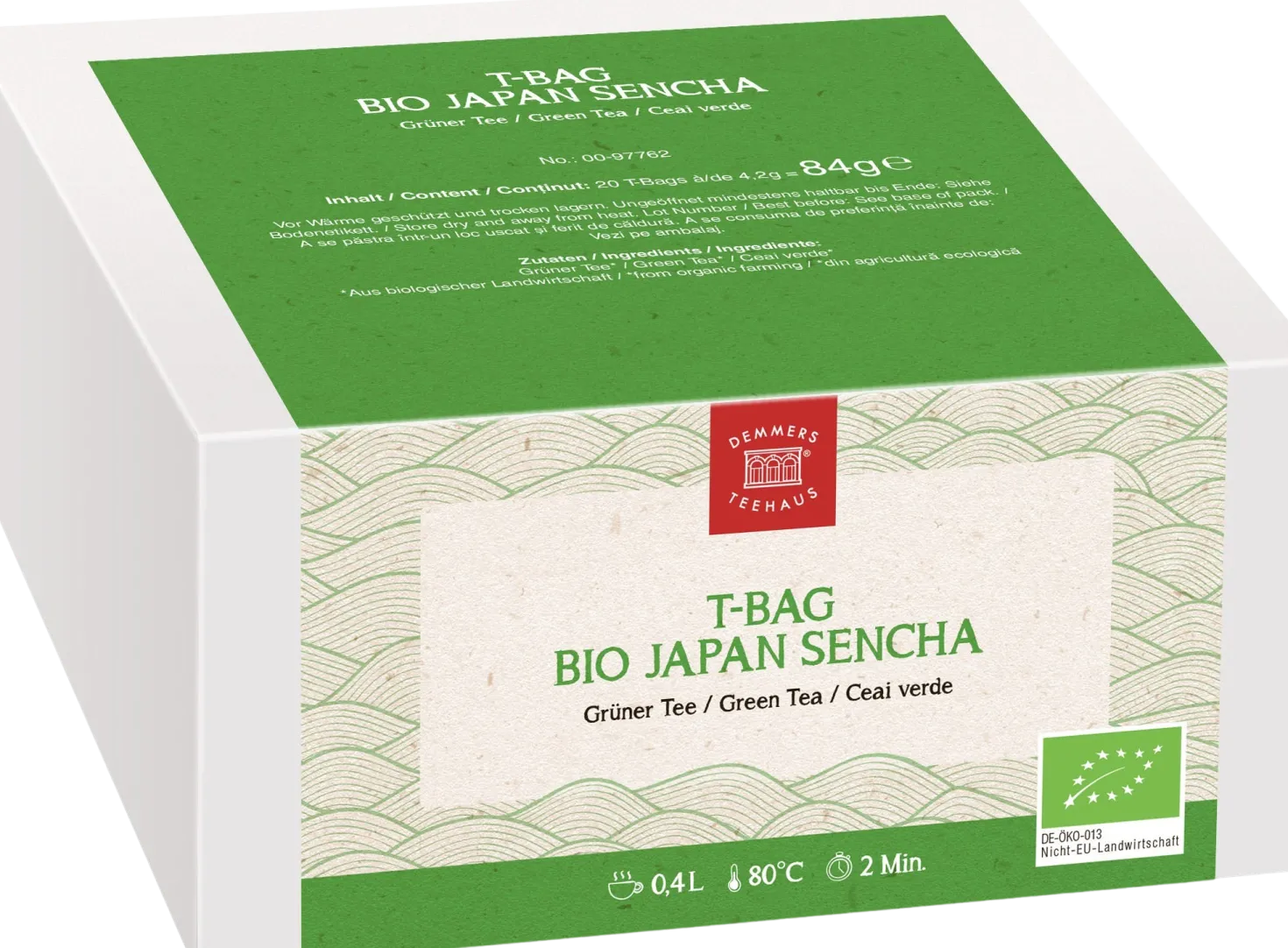 T-Bag Bio - Sencha Giapponese, 20 bustine (84 g)