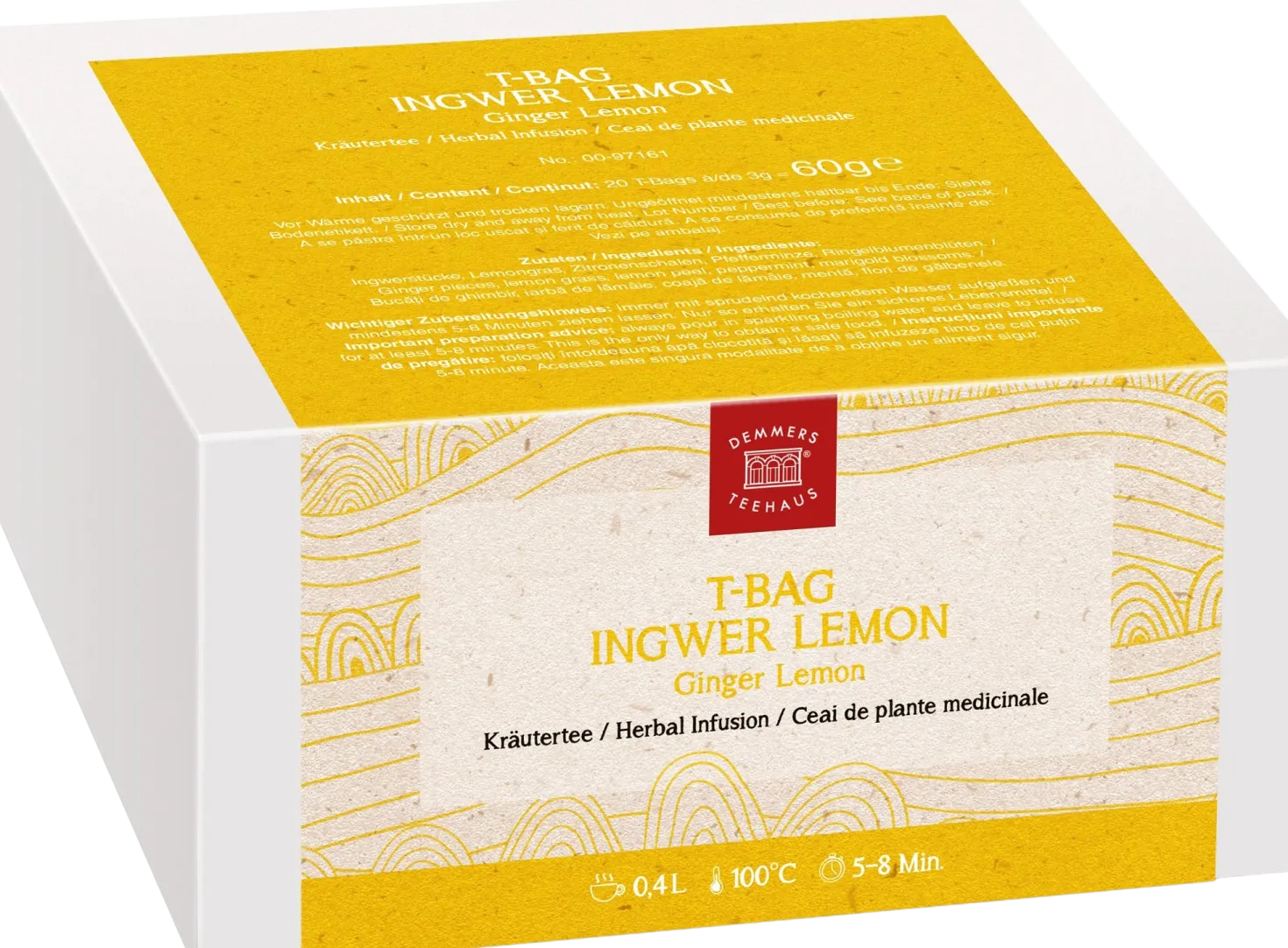 T-Bag - Zenzero e Limone, 20 bustine (60 g)