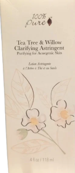 Tea Tree & Willow Clarifying Astringent, 118 ml