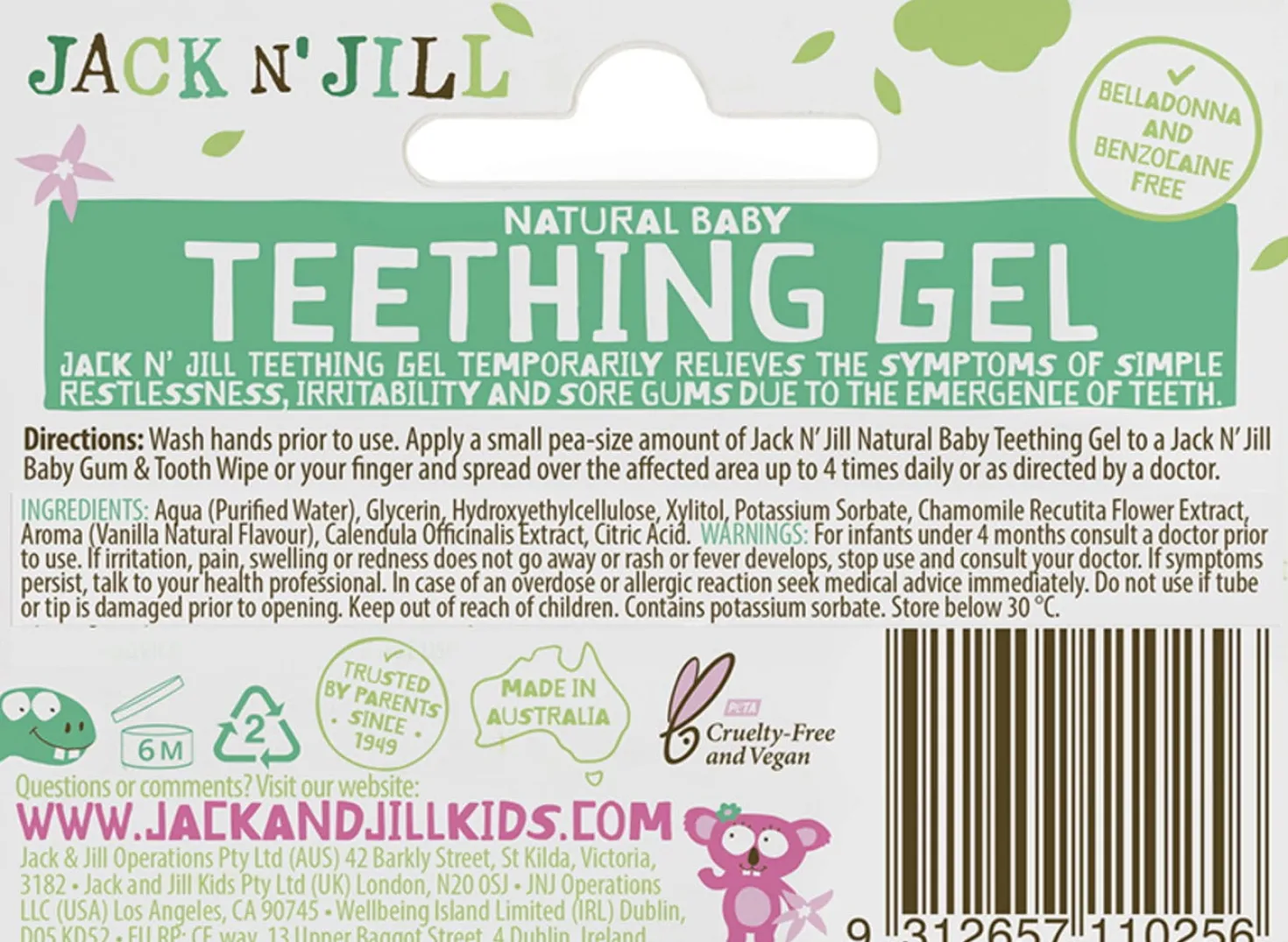 Teething Gel, 15 g
