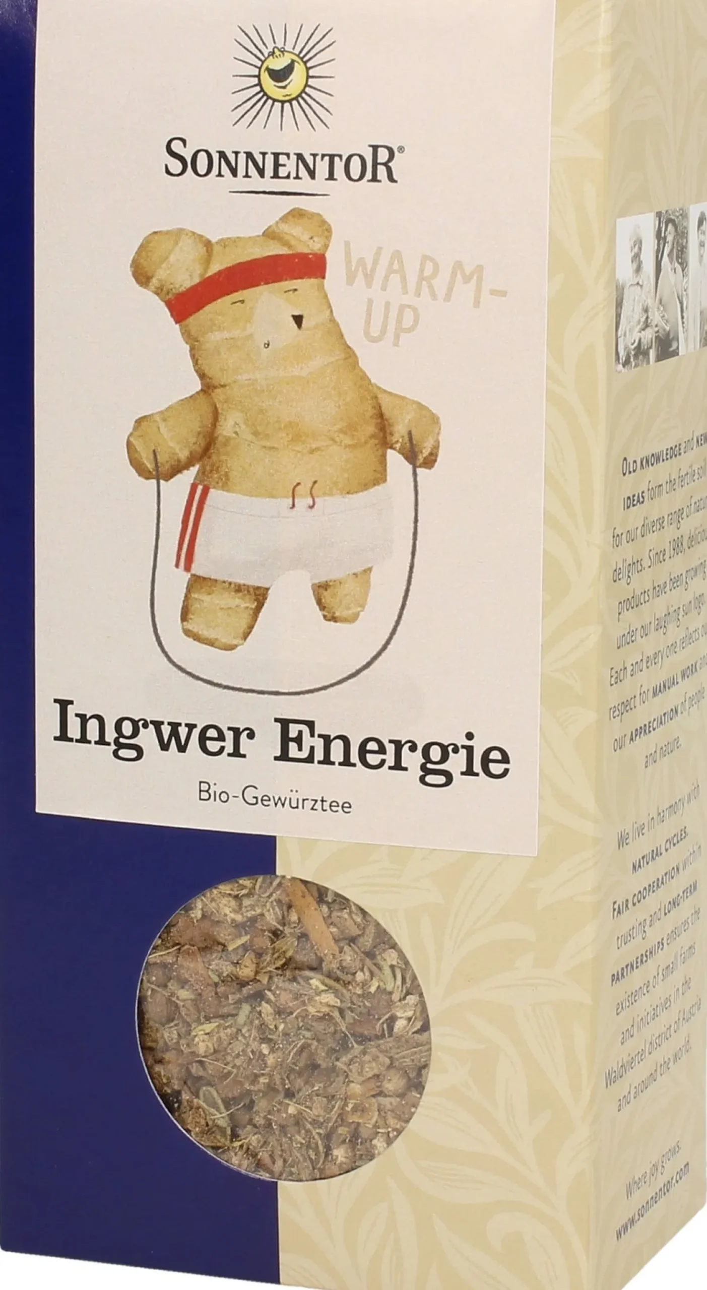Tè Energetico allo Zenzero, Sfuso, 100 g