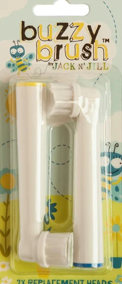 Testine di Ricambio per Spazzolini Buzzy Brush - Nuova Versione, 2 pezzi