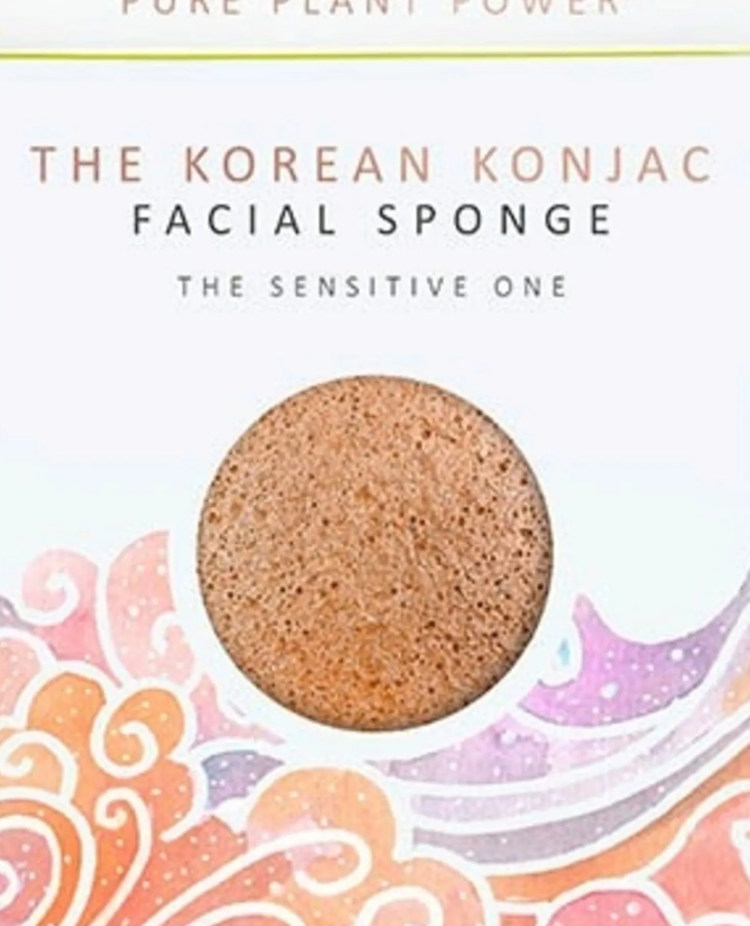 The Elements Air with Calming Chamomile & Pink Clay Full Size Facial Sponge