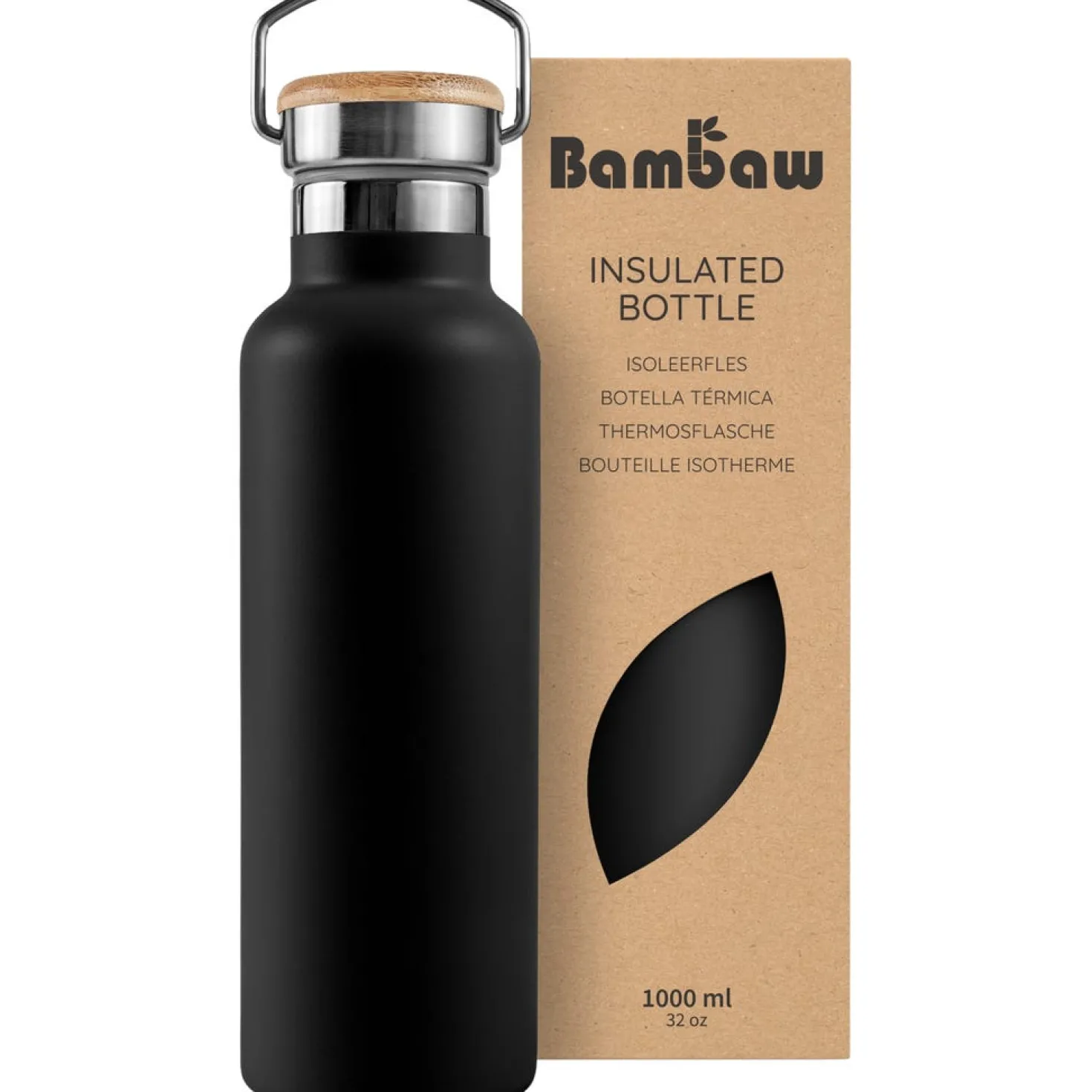 Thermos in Acciaio Inossidabile, 1000 ml, Natural Steel