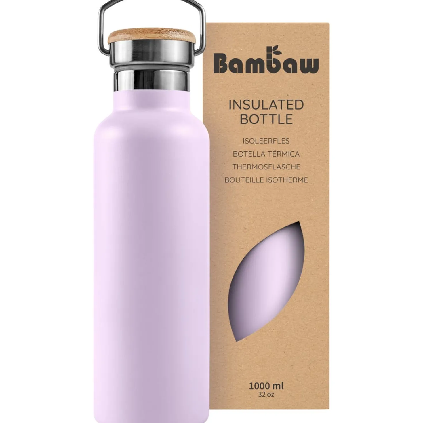 Thermos in Acciaio Inossidabile, 1000 ml, Natural Steel