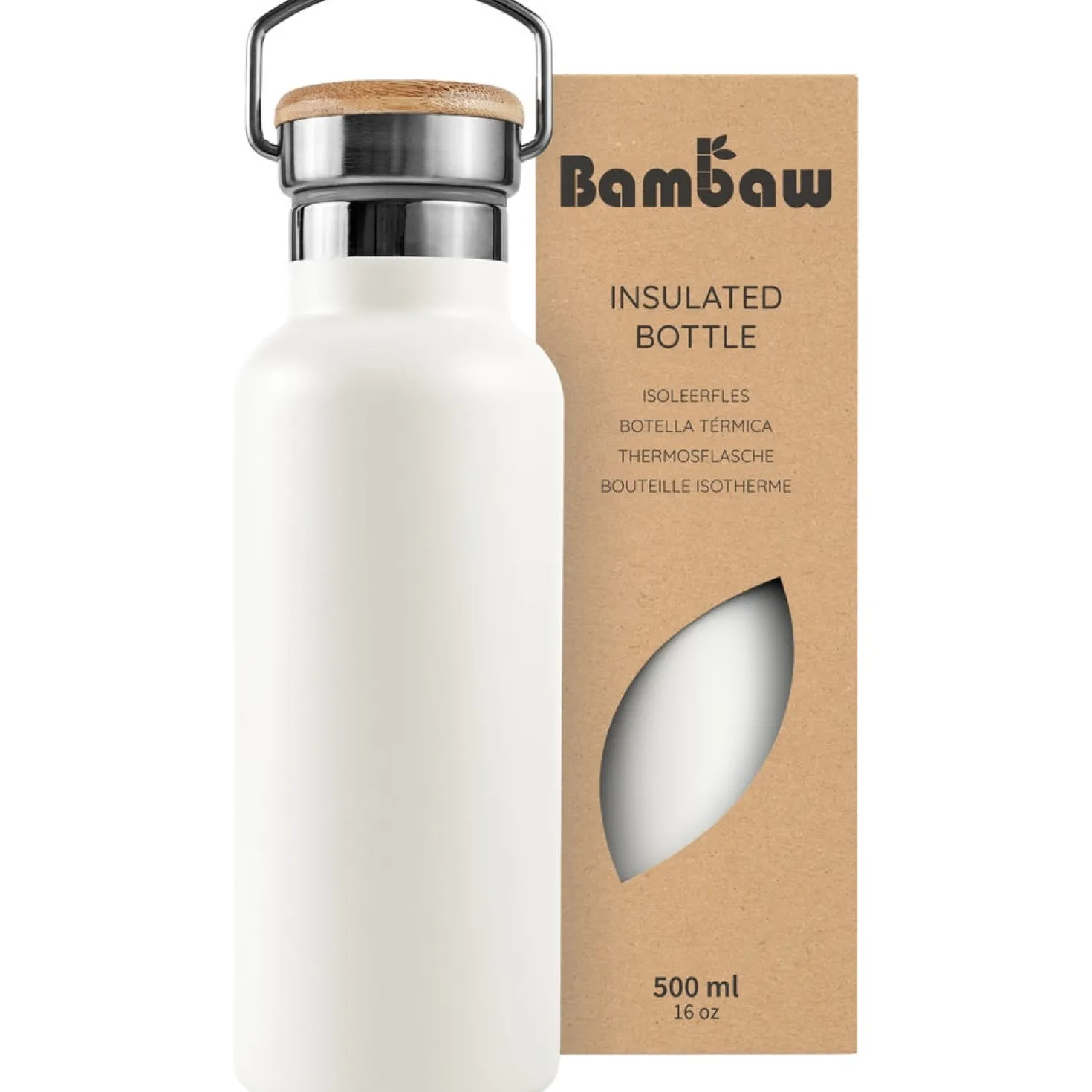 Thermos in Acciaio Inossidabile, 500 ml, Natural Steel