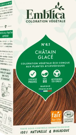 Tinta Vegetale Castano Cenere Nr. 4.1, 100 g