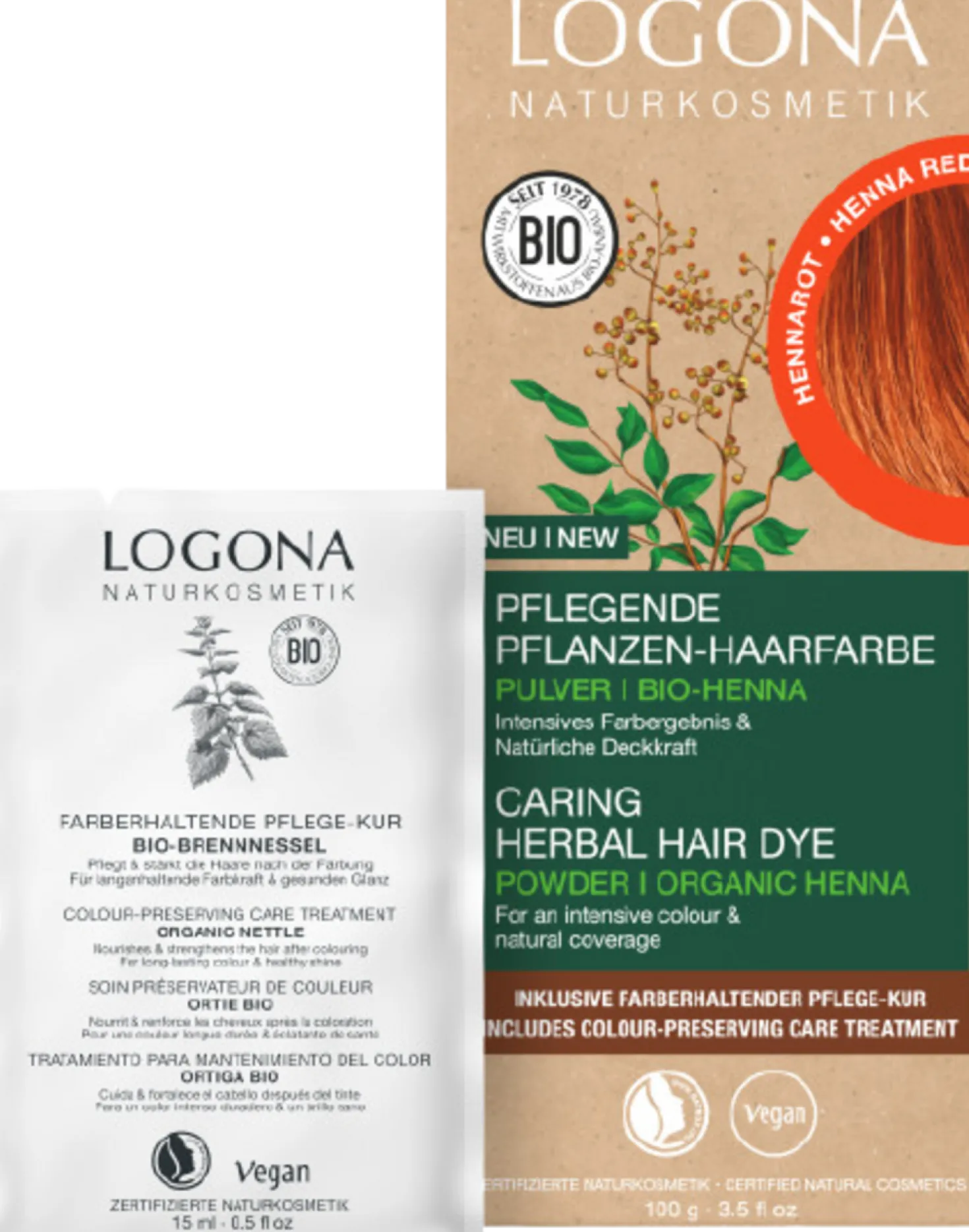 Tinta Vegetale Henné Rosso, 100 g