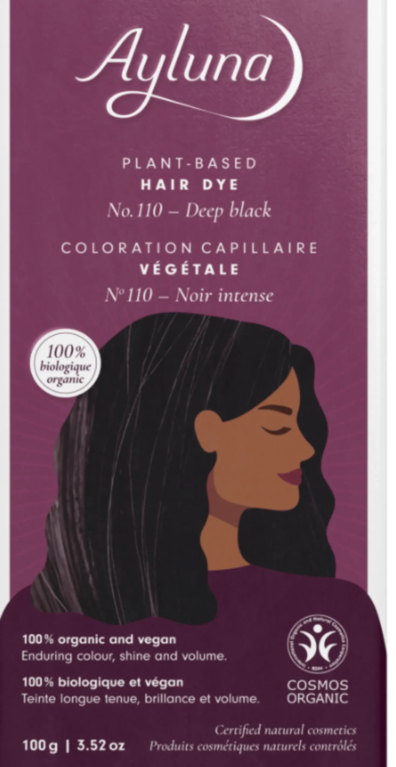 Tinta Vegetale Nero Intenso nr.110, 100 g