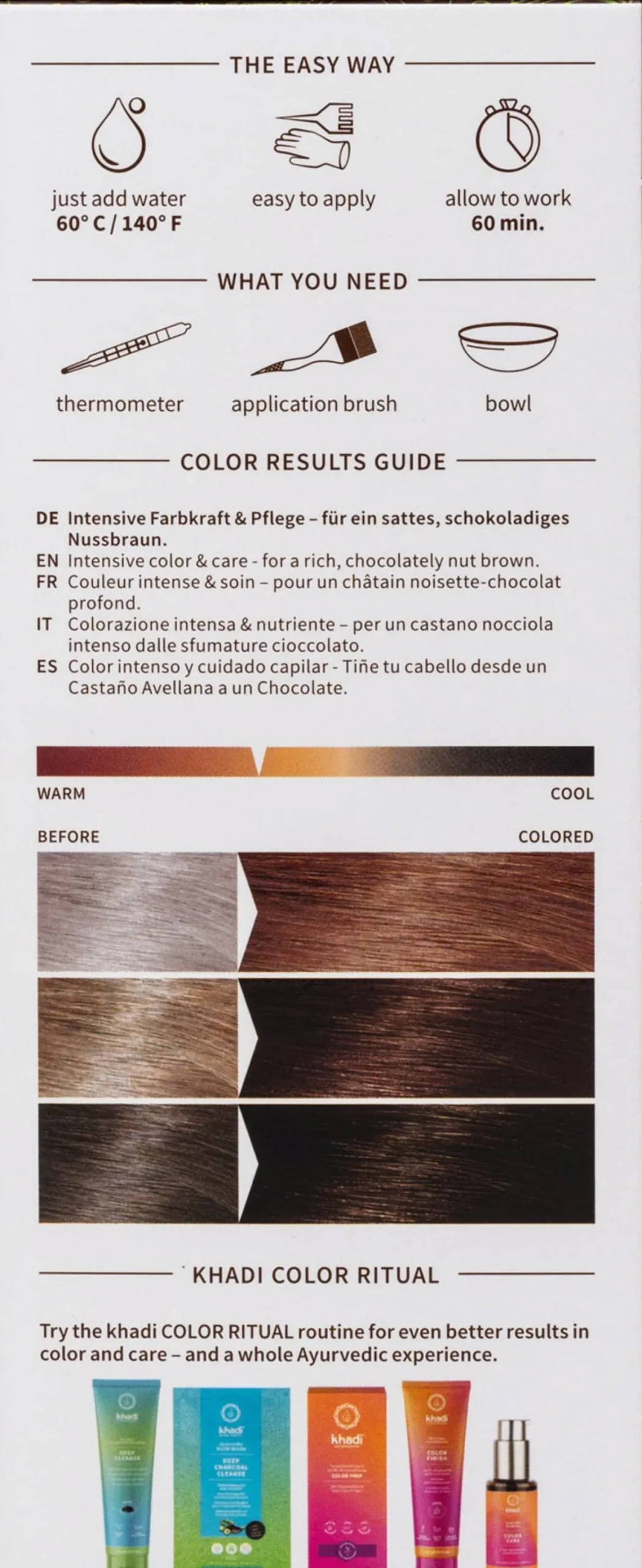 Tinta Vegetale - Nocciola, 100 g