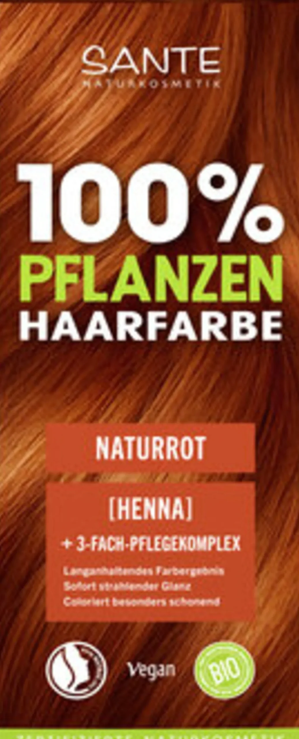 Tinta Vegetale Rosso Naturale, 100 g