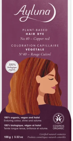 Tinta Vegetale Rosso Rame nr.40, 100 g