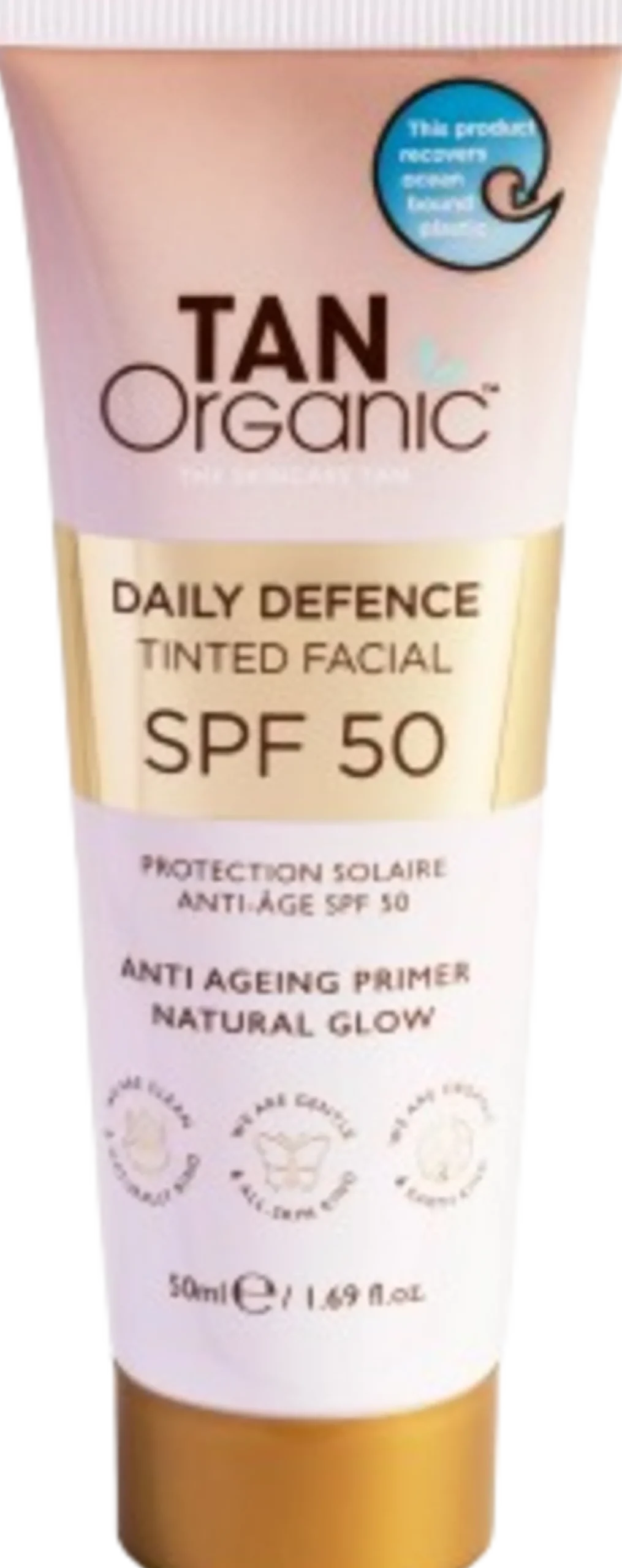 Tinted Facial Daily Defence SPF 50, 50 ml