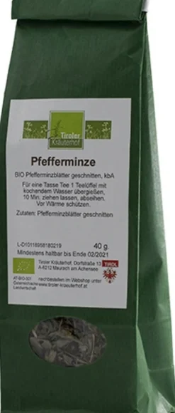 Tisana alla Menta Piperita Bio, 40 g