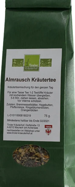 Tisana alle Erbe "Ebrezza delle Alpi", 75 g
