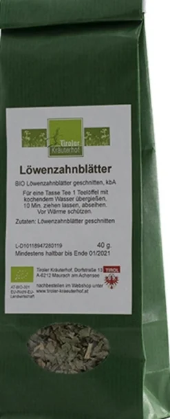 Tisana alle Foglie di Dente di Leone Bio, 40 g
